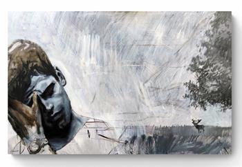 A Soul Tethering #2 - Painting by Janna Prinsloo
