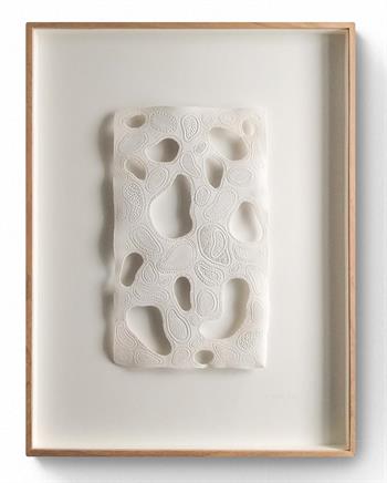 framed relief clay sculpture by Jo Roets