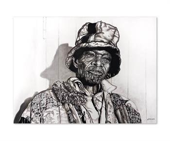 Outa Lappies II - Drawing by Lizelle Kruger