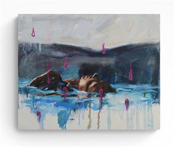 Lady In The Water - Painting by Janna Prinsloo