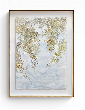 A Blink Of The Eye I - Monotype by Laurel Holmes