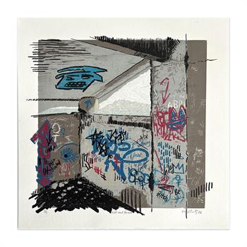 handmade art print inspired by street art and graffiti