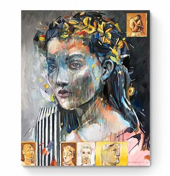 Effigies - Painting by Chris Denovan