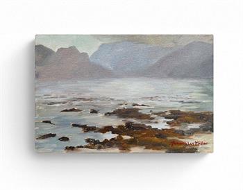 First Light, Kommetjie - Painting by Joanna Lee Miller