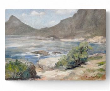 Oudekraal View - Painting by Joanna Lee Miller