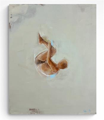 Silent Flight #2 - Painting by Nicole Pletts