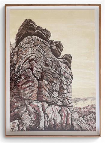The Watchers - Handmade Print by Kristen McClarty