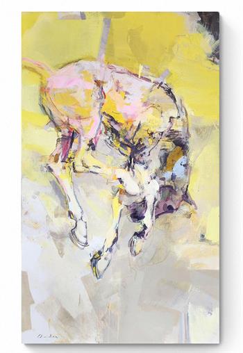 Spring Filly #1 - Painting by Pascale Chandler