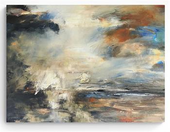 Dark Skies - Painting by Janet Dirksen