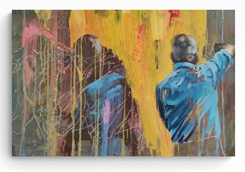Hard-Pressed - Painting by Janna Prinsloo