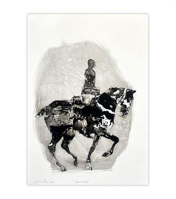 Shweshwe - Painting by Pascale Chandler