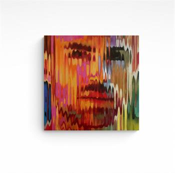 small portrait painting of the face of a young man 