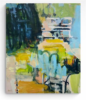 Backyard #3 - Painting by Tanja Truscott