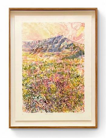 Higher Ground #3 - Handmade Print by Karen Wykerd