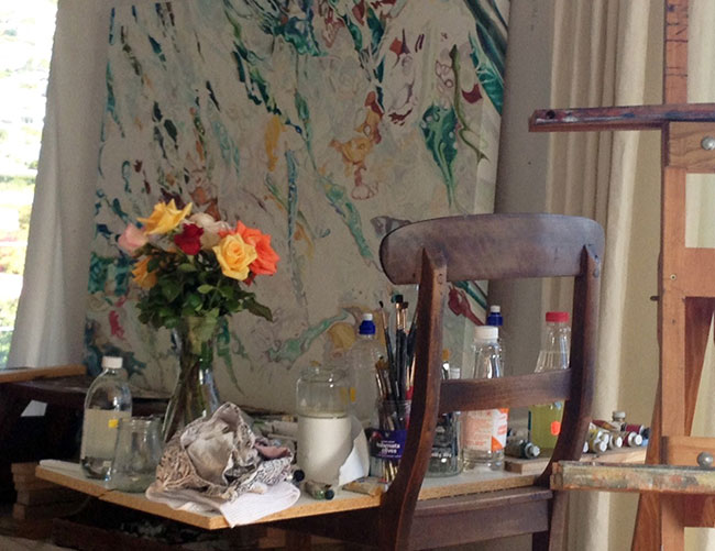 Zaan Claassen's studio in Cape Town