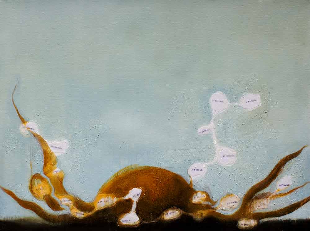 Sedia Stercoraria - painting by Cedric Vanderlinden