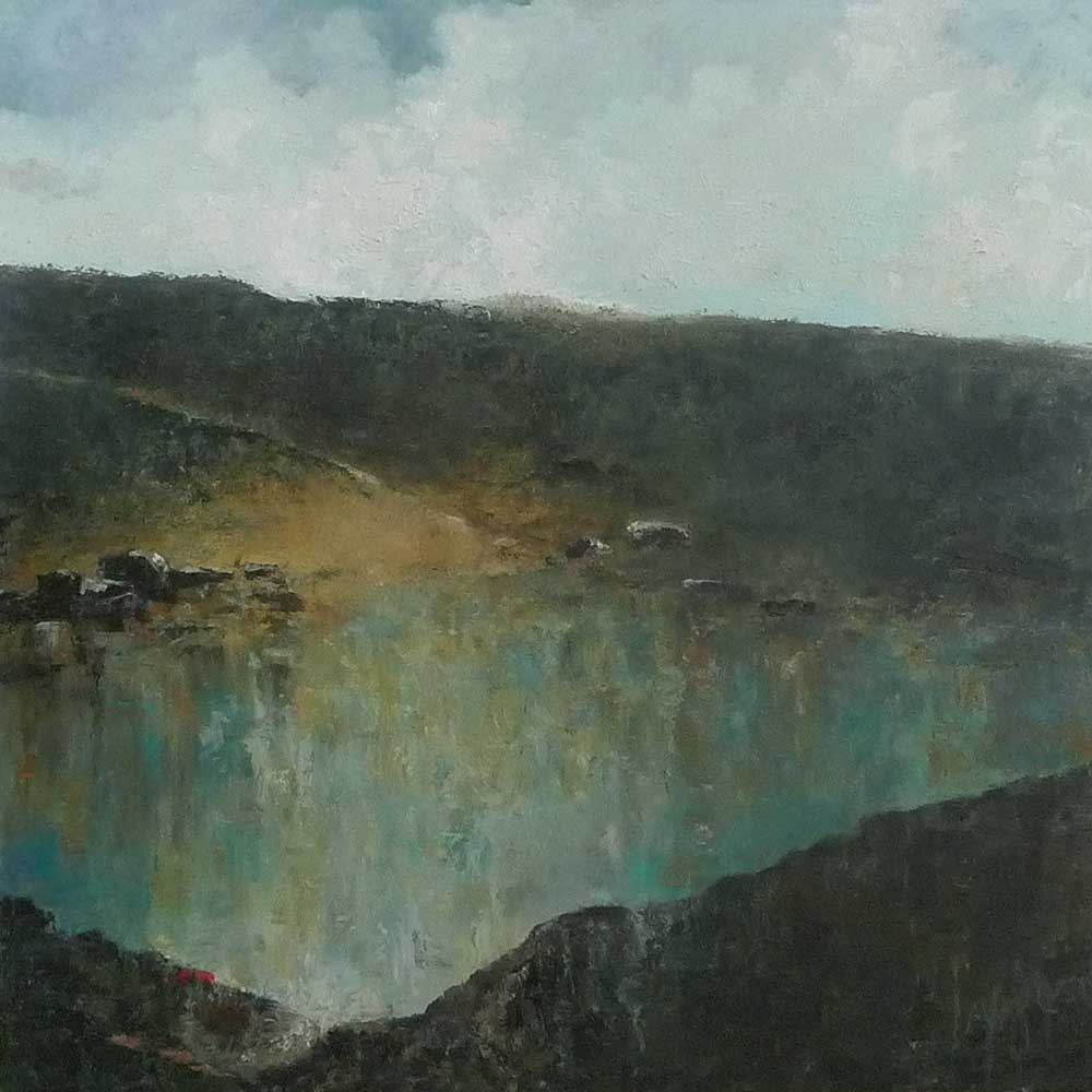 landscape painting by Laurel Holmes