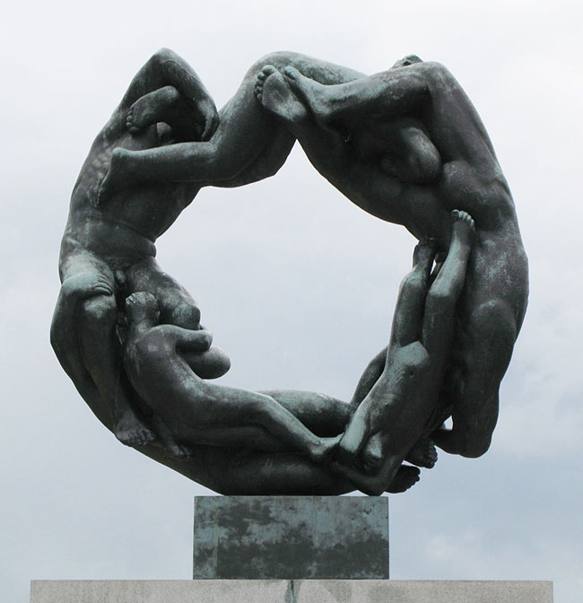 Sculpture by Candian artist Vigland